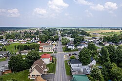 Aerial view of Saint-Agapit