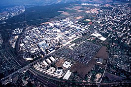 Merck fabriek in Darmstadt