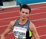 Natalja Antjuch, aktuelle Olympiasiegerin – Rang fünf in 55,55 s