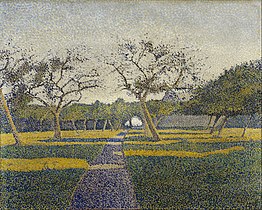 Orchard at La Louvière, 1890