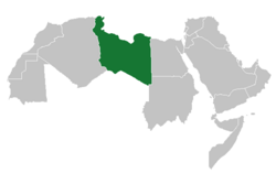 Arap İslam Cumhuriyeti haritası