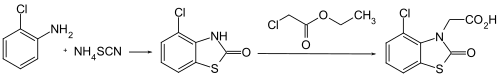 Synthese von Benazolin