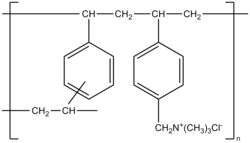 Struktur von Colestyramin