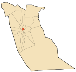 Location of Hassani Abdelkrim commune within El Oued Province