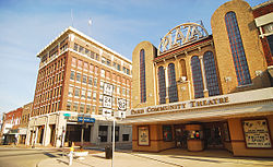 part of historic downtown Paris