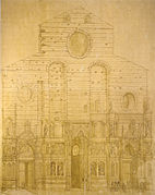 partie de: Facade of Santa Maria del Fiore 