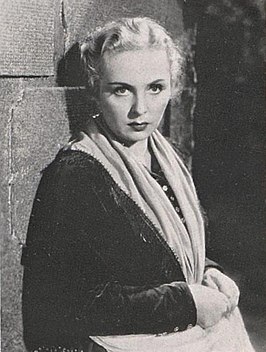 Helena Bušová in de film "Jan Výrava", 1938