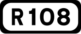 R108 road shield}}