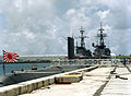 JDS Tokachi, JDS Arashio and JDS Ōi in Apra Harbor on 1 April 1984