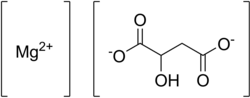 Strukturformel von Magnesiummalat