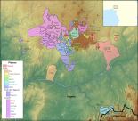 Map of the Plateau languages