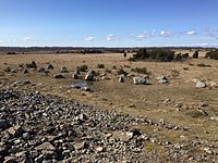 Outer entrenchment on the west side