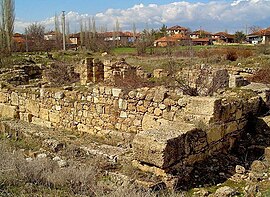 Ruins of the ancient city of Sebaste near Sivaslı