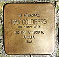 Stolperstein für Max Goldberg