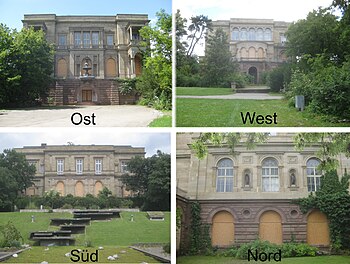 Die vier Fassaden der Villa Berg