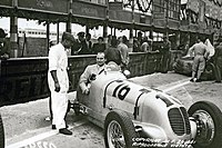 Paul Pietsch auf Maserati 4CL bei der Targa Florio 1938