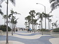 A view of the Balboa Pier looking from land.