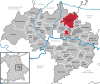 Lage der Gemeinde Bernhardswald im Landkreis Regensburg