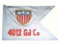 Flagge der 4012th Guard Company