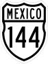 Federal Highway 144 shield