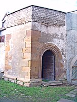 Stumpf des Treppenturms, der zum abgegangenen Haupthaus gehörte