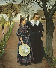 L.A. Ring, Lente, 1895