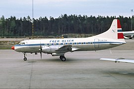 Convair CV-340 von Fred Olsen