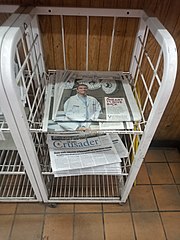 Newspaper rack