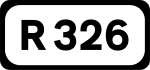 R326 road shield}}