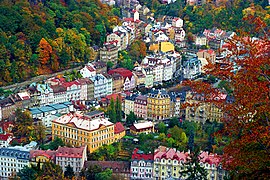 Karlovy Vary Panorama görüntüsü
