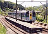 A Kururi Line train waiting for departure at Kazusa-Kameyama Station in 2005