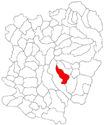 Lăpușnicel – Mappa