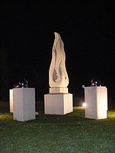 Gedenkstätte Mémorial des Sapeurs-Pompiers und Gedenktafel