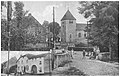 Niedermerz 1920er Jahren, Kirche mit Merzbachbrücke, Hofbongardstraße