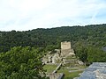 Blick von der Oberburg auf die Unterburg