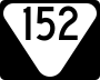 State Route 152 marker