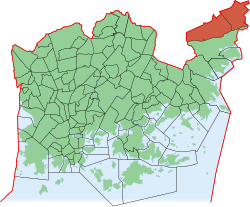 Position of Ultuna within Helsinki