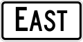 M3-2P Cardinal Direction - East (plaque)