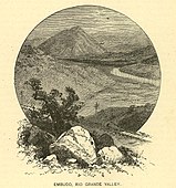 View of the mesa in 1885