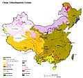 China ethnolinguistic groups (1983).