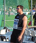 Frantz Kruger gewinnt 2000 Bronze im Diskuswurf (Foto von 2010)