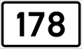 County Road 178 shield