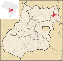 Location in Goiás state