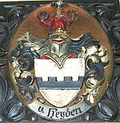 Wappen derer von Heyden im Kreishaus in Greifswald