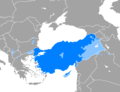 Turkish Language distribution