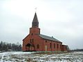 Katholische Kirche in Kalnciems, erbaut 1995 bis 1998