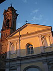 Kirche San Sebastiano, erbaut 1700–1708, Glockenturm von 1766