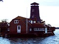 Converted 18th century windmill in Langstone, England. Image taken by Benjamin Richard Wheatley, 2005/01/15.