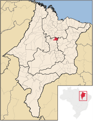 São Mateus do Maranhão – Mappa