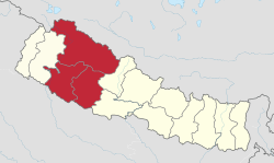 Vị trí ở Nepal